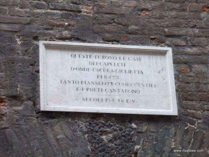 A Weekend In Verona - Exploring Juliet's Balcony- #italy #traveltips #trips #europe #breaks #adventure #itsallbee A Weekend In Verona - Exploring Juliet's Balcony