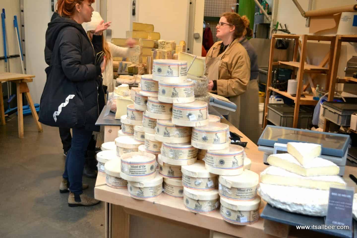 breakfast at borough market - A guide to Borough Market | Exploring London Through Food #london #food #foodguide #markets #citybreak #exploring #breakfast Borough Market Cheese Stalls