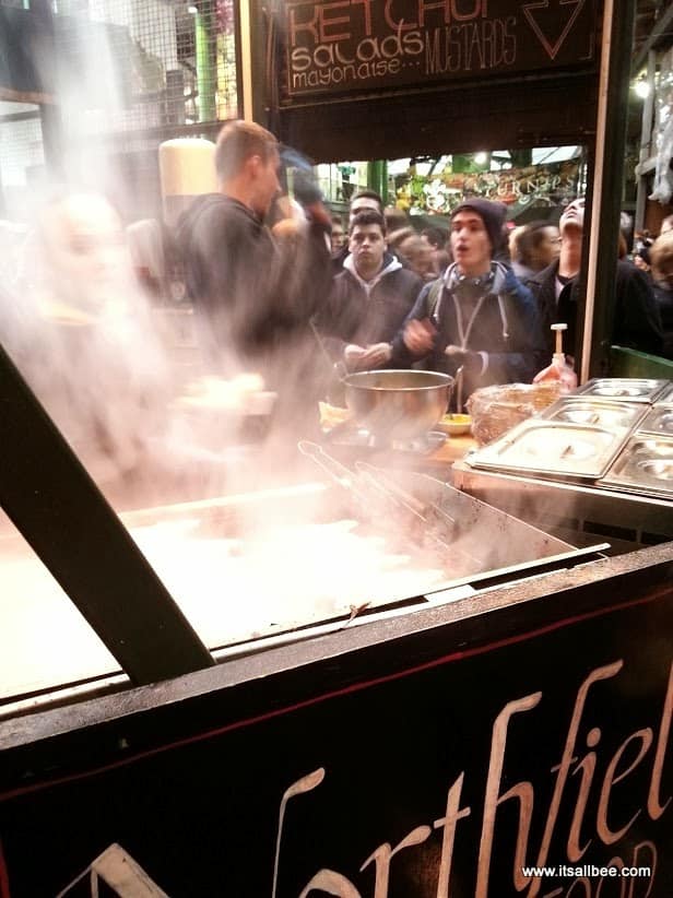 breakfast at borough market - A guide to Borough Market | Exploring London Through Food #london #food #foodguide #markets #citybreak #exploring #breakfast Borough Market Breakfast