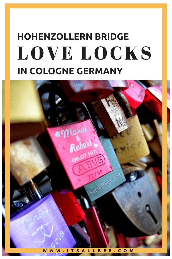 Cologne Love Bridge | Love Locks On Hohenzollern Bridge In Cologne Germany