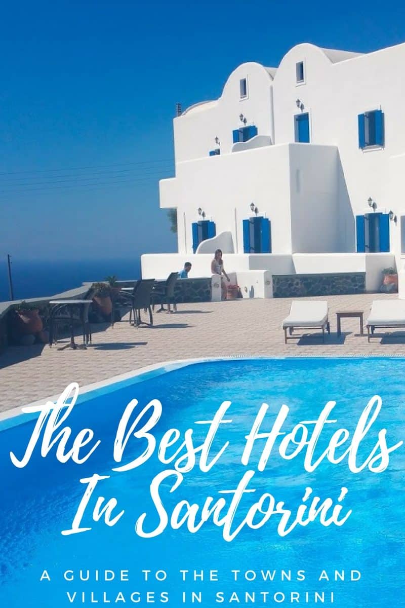 Best hotels in Santorini