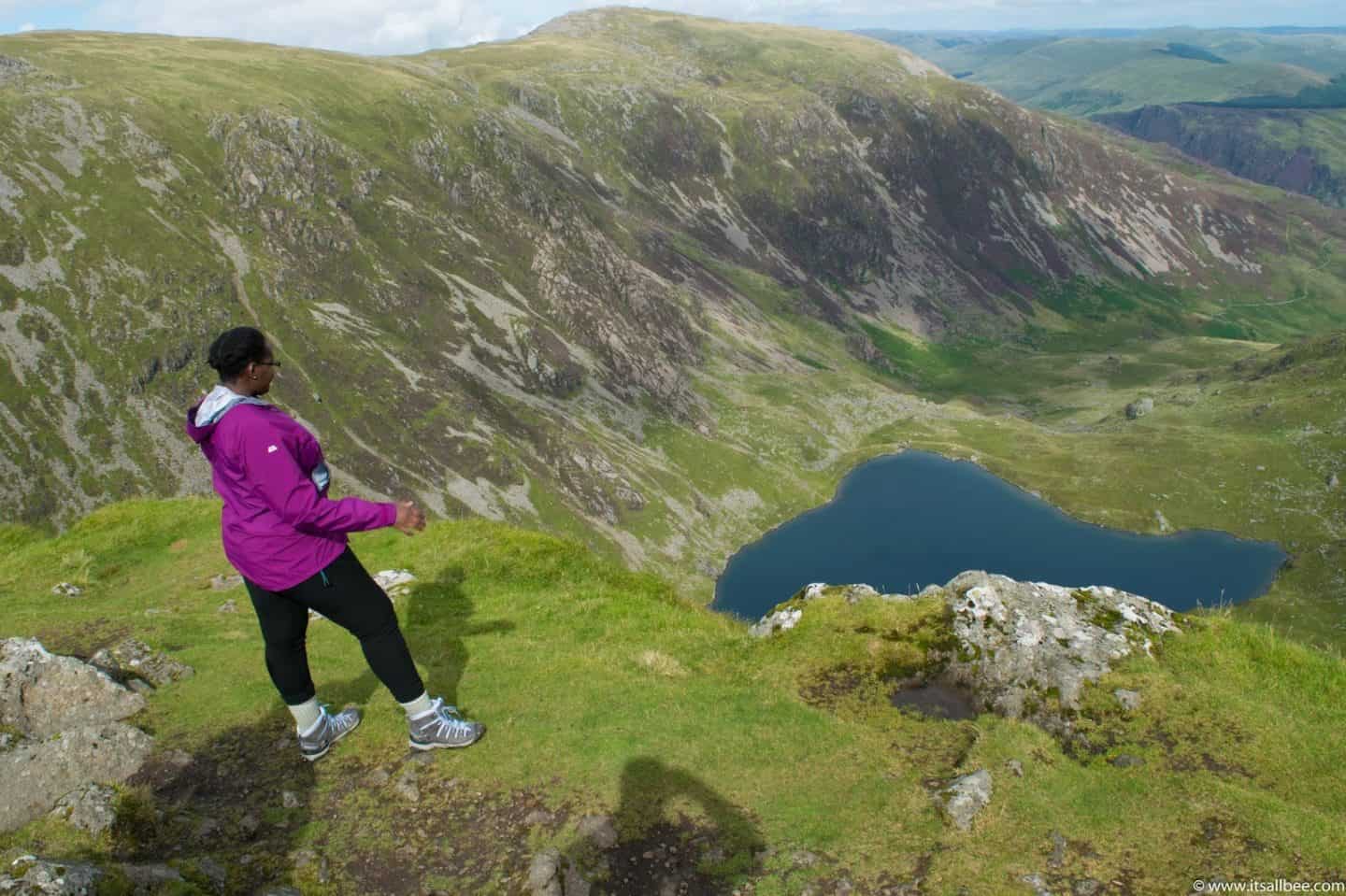 Cadair Idris hiking adventures with views of mountains in Snowdonia