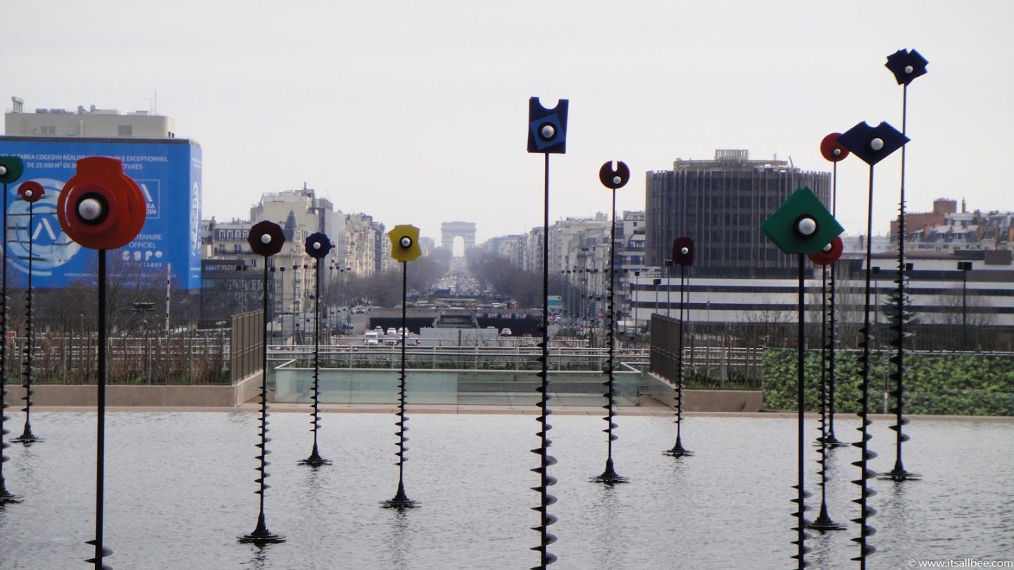 Views from La Defense in Paris