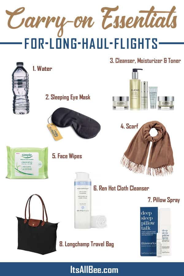 Essentials For A long Haul Flight | 6 Tips and Tricks on How to Look Refreshed