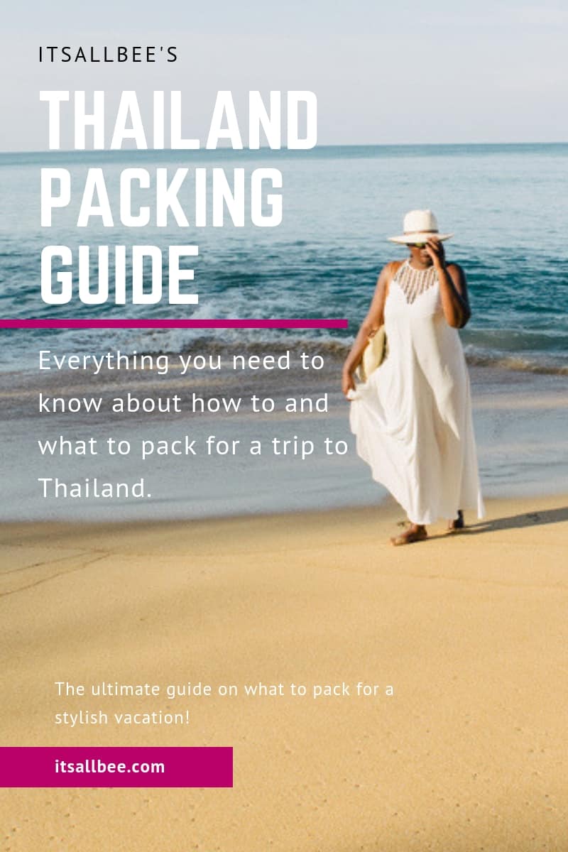 Thailand Travel Guide & Essentials Packing List For Women - What To Pack For Thailand #packingtips #traveltips #asia #phuket #bangkok 