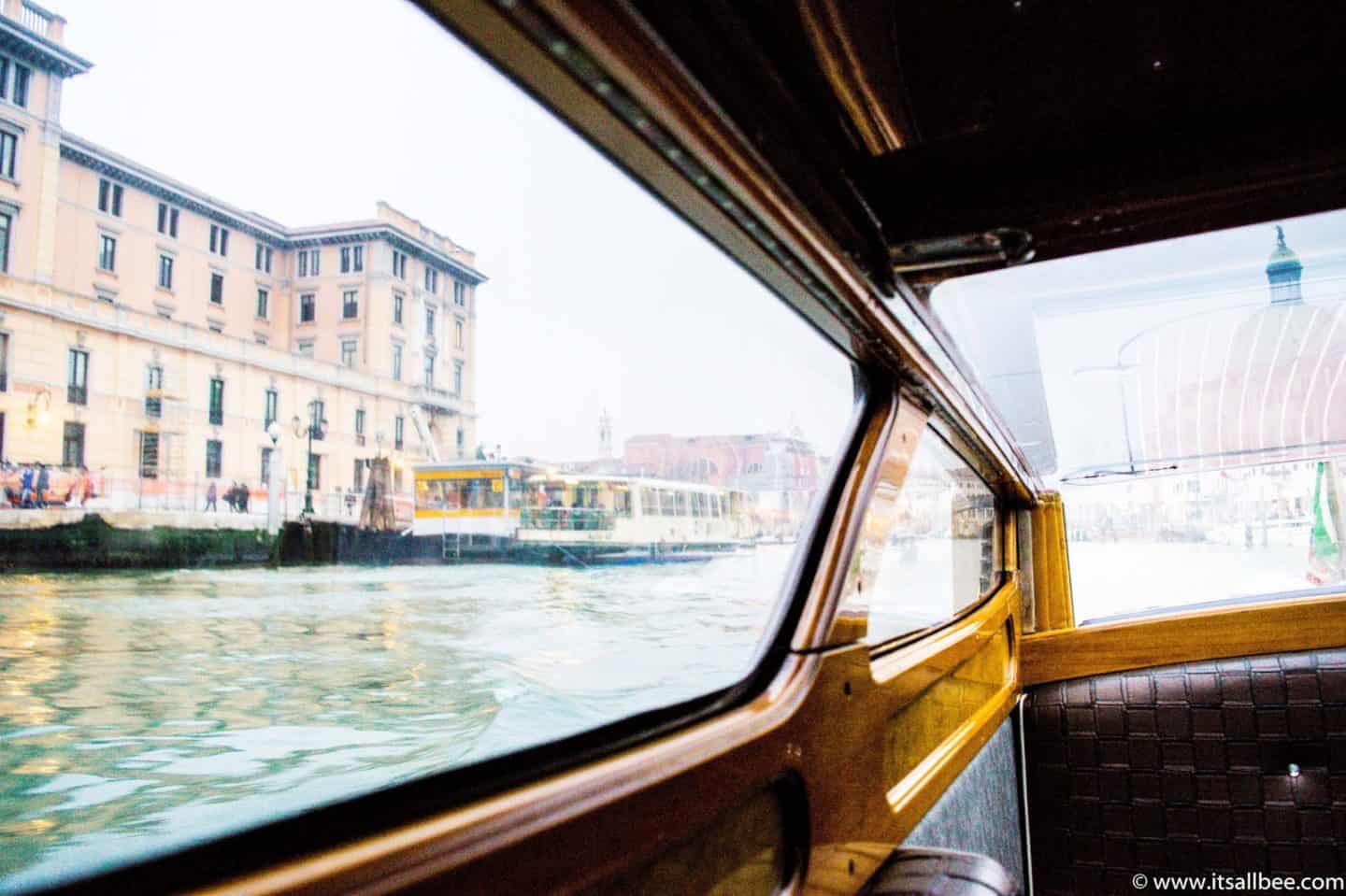 venice water taxi prices and rates