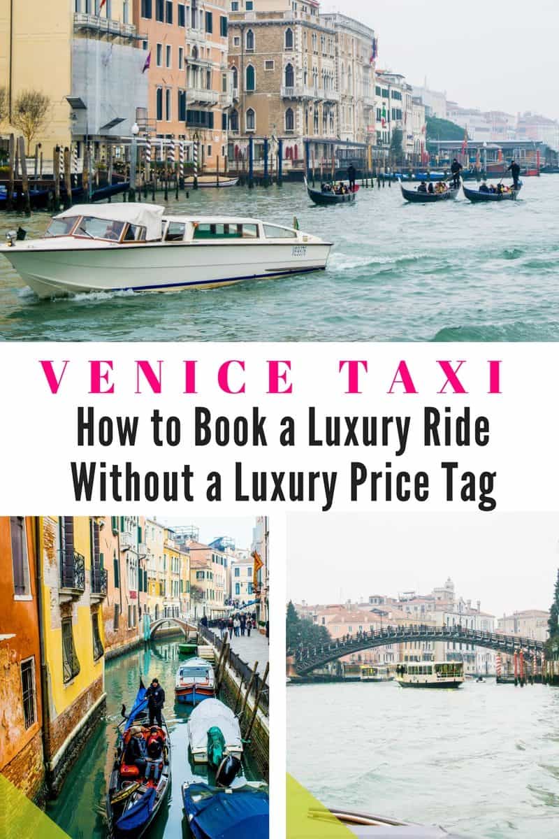 Venice Water Taxi | How to Have a Luxury Ride Without a Luxury Price Tag