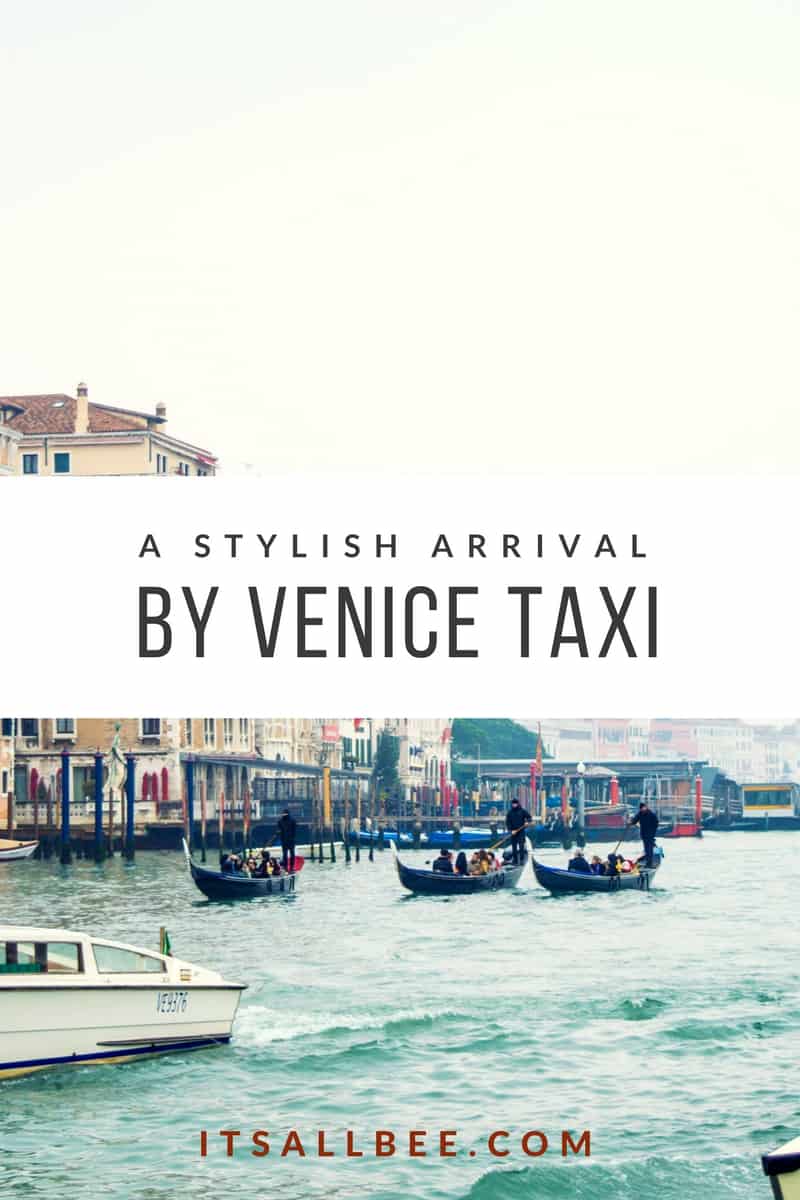 Venice Water Taxi | How to Have a Luxury Ride Without a Luxury Price Tag