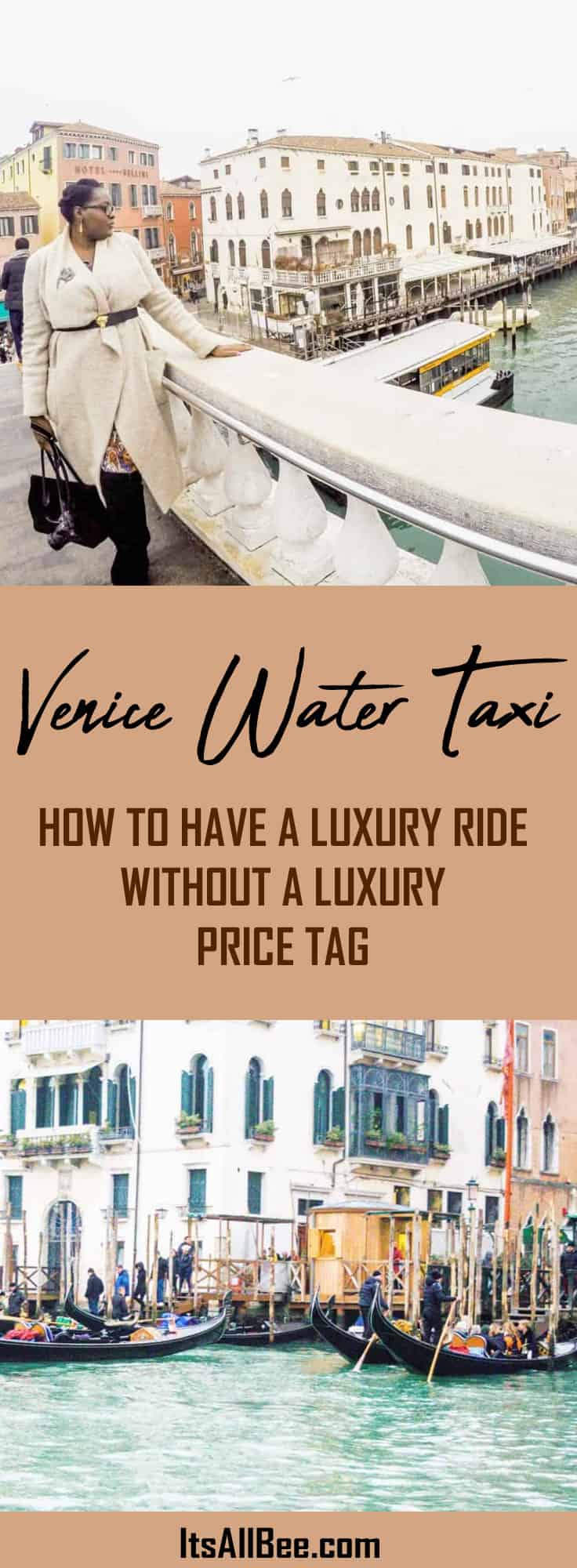 Venice Water Taxis On A Budget | Venice Water Taxi | How to Have a Luxury Ride Without a Luxury Price Tag - venice taxi boats #venice #italy #traveltip 