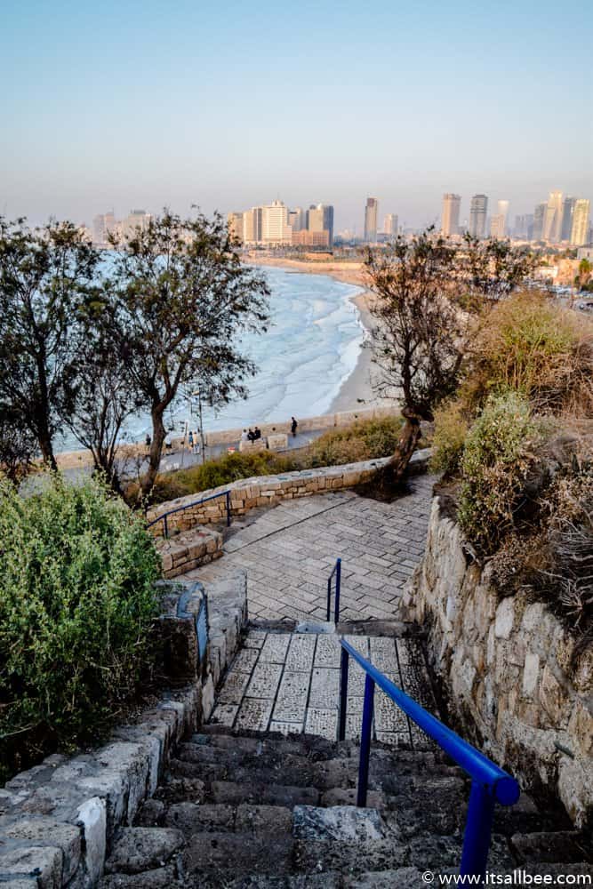 HaPisga Gardens View Point - Old Jaffa Port In Tel Aviv Israel