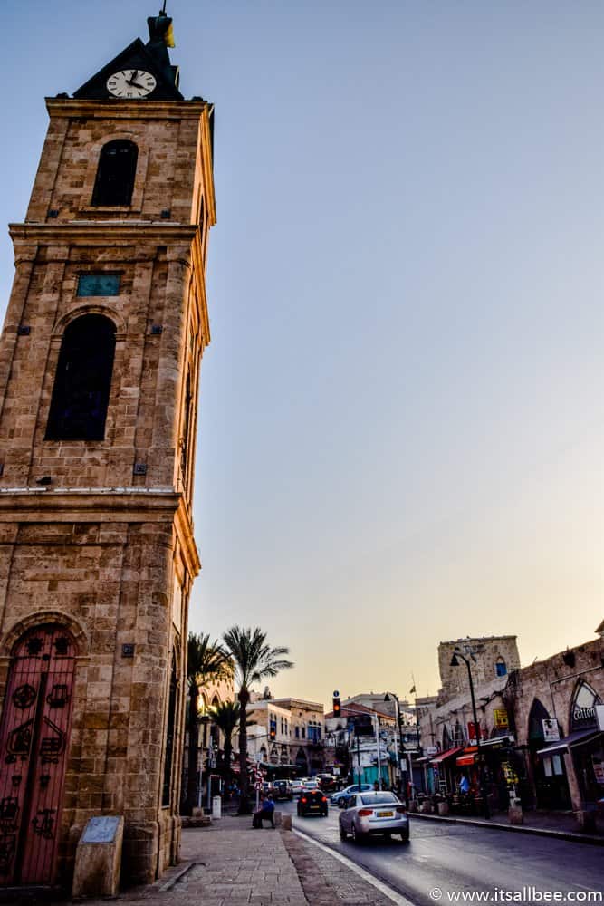 The Clock Tower in Jaffa - Old Jaffa Port In Tel Aviv Israel