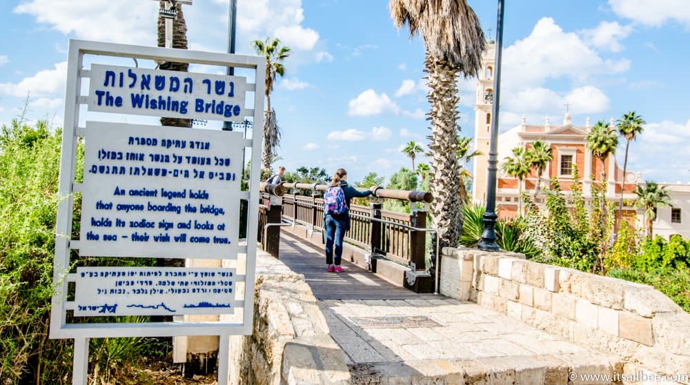 The Wishing Bridge - Old Jaffa Port In Tel Aviv Israel