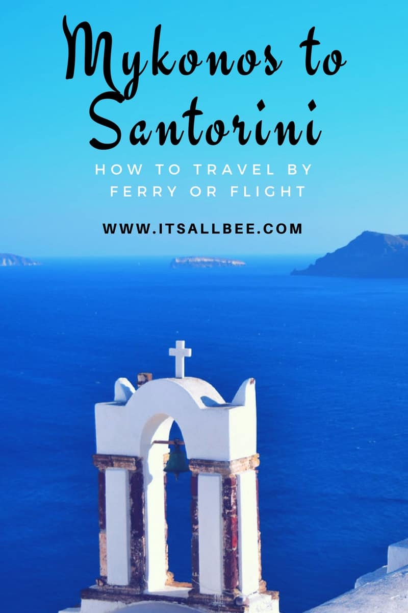 Ferry From Mykonos To Santorini | how to get from Santorini to Mykonos