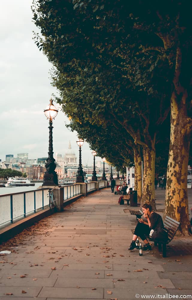 Southbank Walk London - River Thames Walk