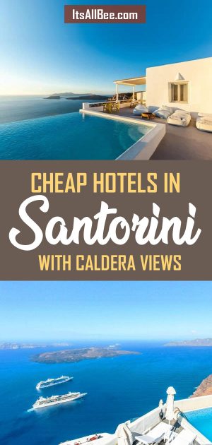 Affordable Hotels In Santorini With Caldera View