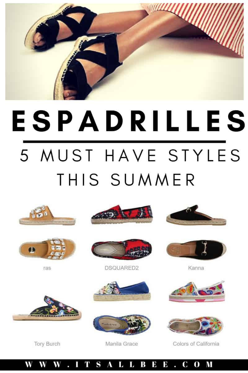 5 Espadrille Styles to Buy This Summer