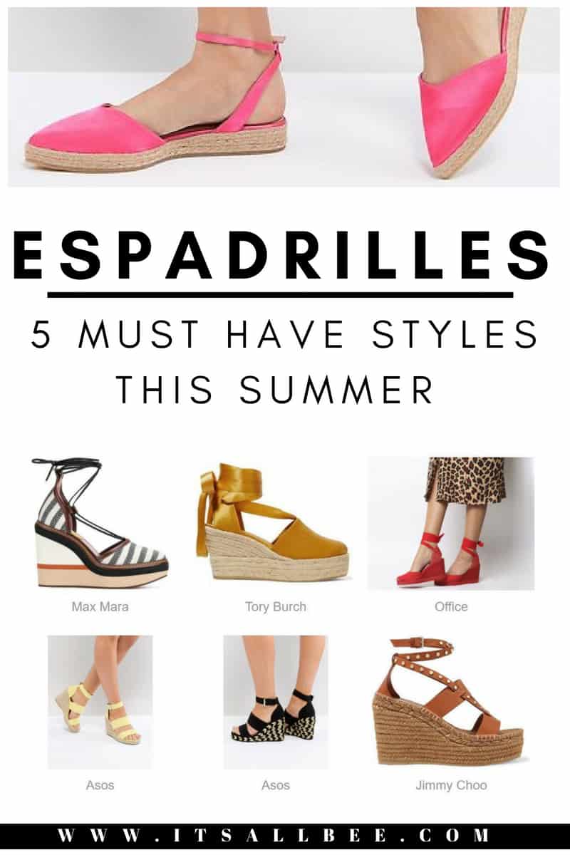 5 Espadrille Styles to Buy This Summer