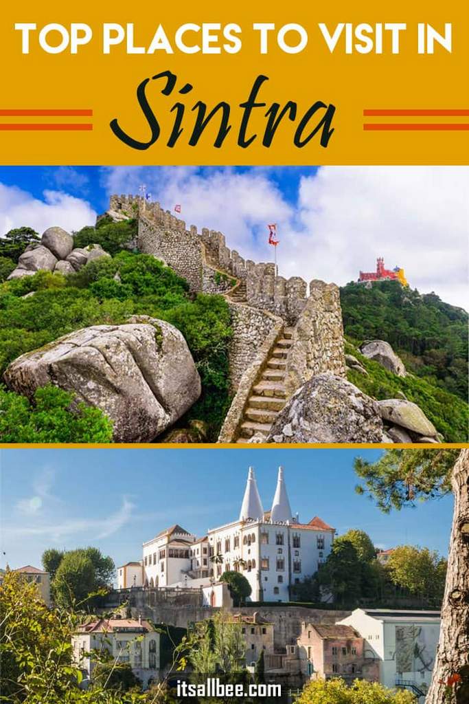 Top Places To Visit In Sintra | Must See Attractions in Portugal's Coastal Town #lisbondaytrip #traveltips #lisboa #portugal #traintravel #penapalace