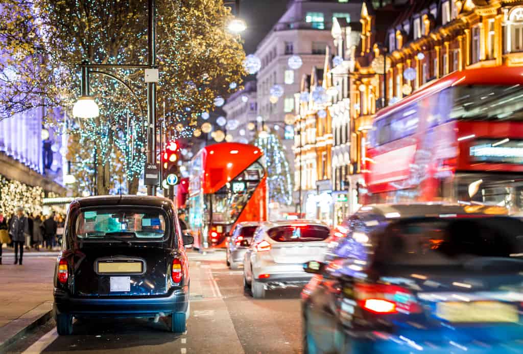 Christmas Lights In London Oxford Street