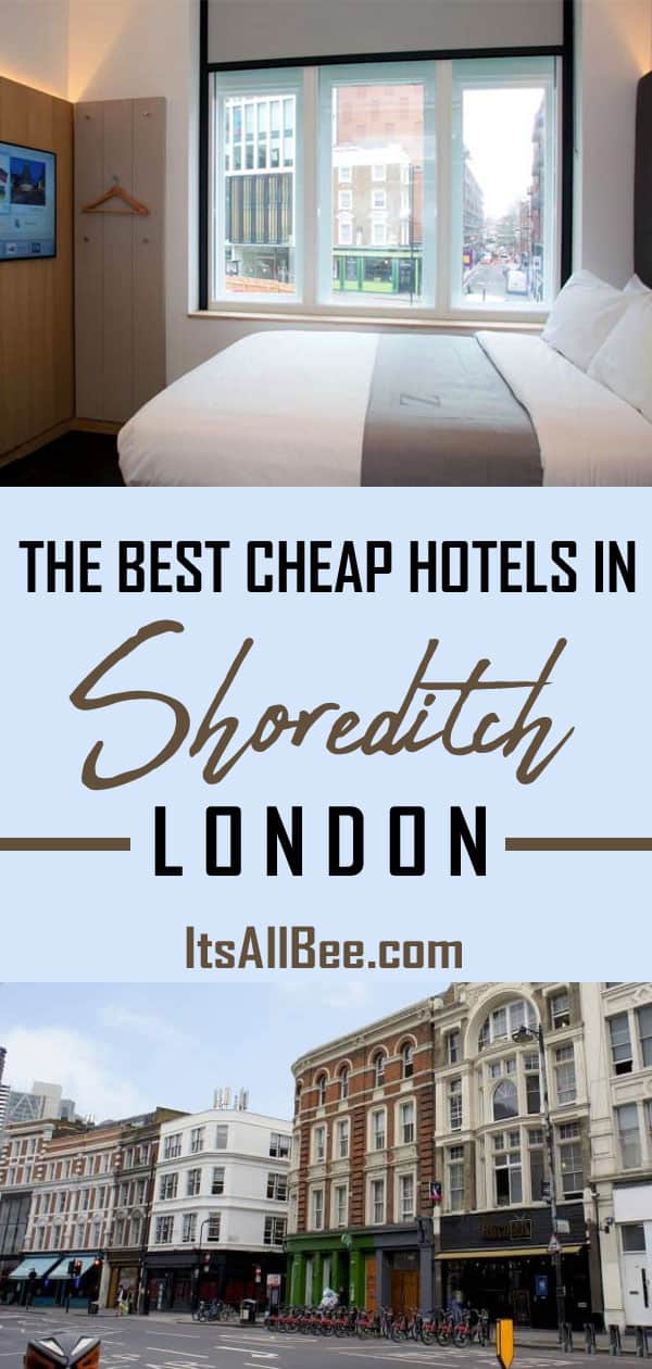 The Best Cheap Hotels In Shoreditch London - Tips on finding cool boutique hotels in shoreditch london and cheap hotels near shoreditch. (Shoreditch London, Shoreditch street art, shoreditch house and shoreditch style)