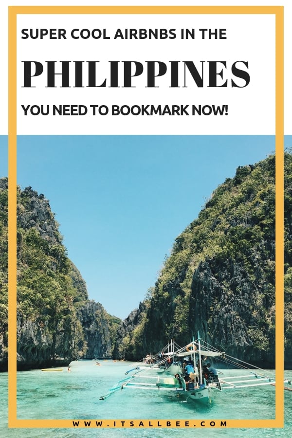 The Best Philippines Airbnb Apartments and Beachfront Homes #asia #traveltip #airbnb #accommodation #philippines #cebu #manila #boracay #beaches #itsallbee