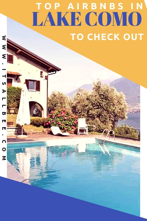 Top 15 Lake Como Airbnb Lake View Rentals In Italy #europe #traveltips #accommodation #lakes #bellagio #views #outdoors #menaggio