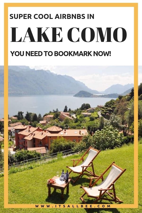 Top 15 Lake Como Airbnb Lake View Rentals In Italy #europe #traveltips #accommodation #lakes #bellagio #views #outdoors #menaggio