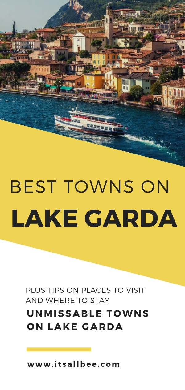 7 Of Best Towns on Lake Garda - Italy's Hidden Holiday Riviera - Exploring Malcesine, Garda, Limone sul Garda, Riva del Garda, Desenzano del Garda, Gardone, Sirmone and more! Lago di Garda #Italy #traveltips #beaches #lakes #adventure