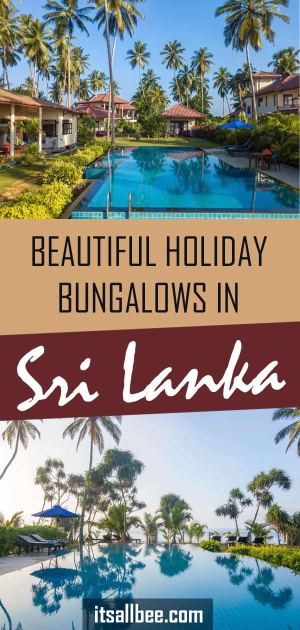 Beautiful Holiday Bungalows In Sri Lanka With Swimming Pool - Whether you are in need of some R&R or looking for adventure, Sri Lanka has it all. Perfect holiday bungalow with swimming pool, boutique villas with private pool and scenic luxury villas right on the beaches in Sri Lanka. Sri Lanka has it all. Many of the beach villas with golden sand beaches and plenty of water activities right at the doorstep. #ASIA #ADVENTURE #TRAVELTIPS