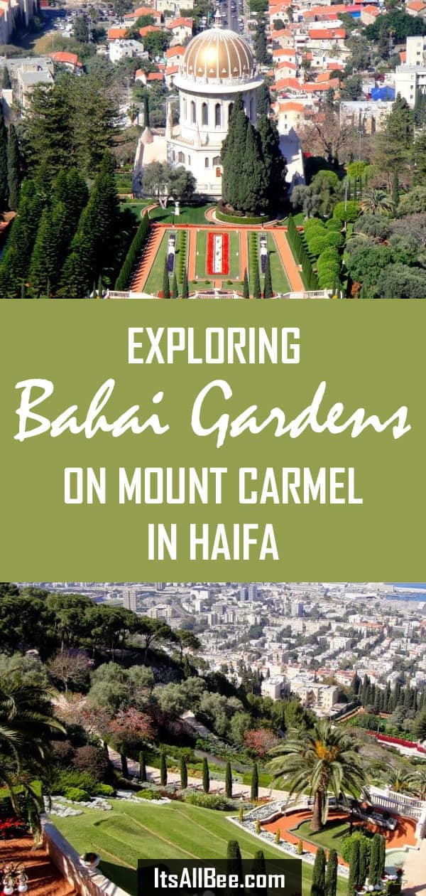 Exploring Bahai Gardens On Mount Carmel In Haifa & Why This Is A Must See In Israel #traveltips #middleeast #haifa #bahai #temples #adventures #vacation #itsallbee