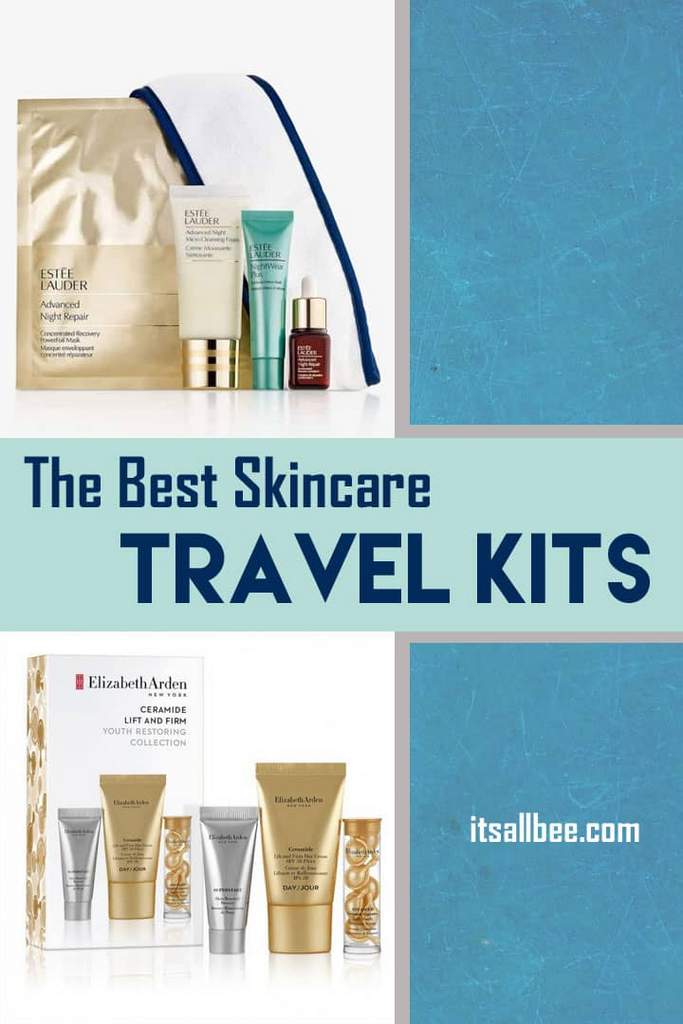 Skincare Travel Sets - Glow on the Go with these Travel Skincare Sets - Find the best skincare travel kit for your skin type! Both high end and drugstore! Skincare tips, Skincare products for all. 