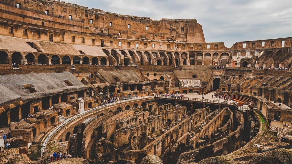 Inside Rome Colosseum