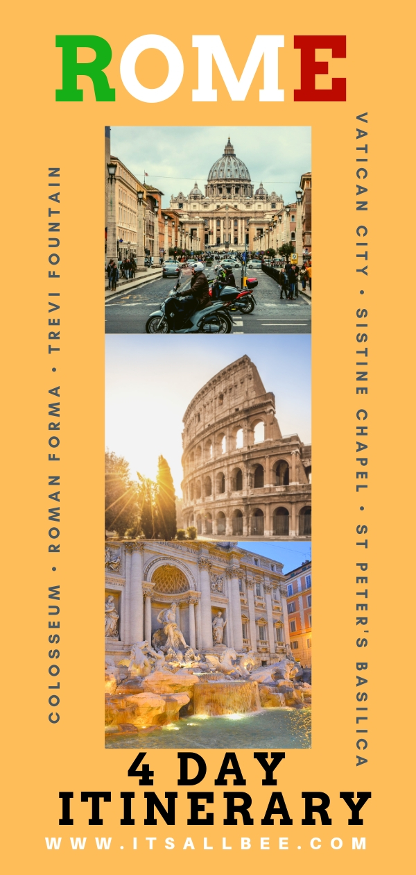 Rome Itinerary 4 days - How to spend 4 days in Rome