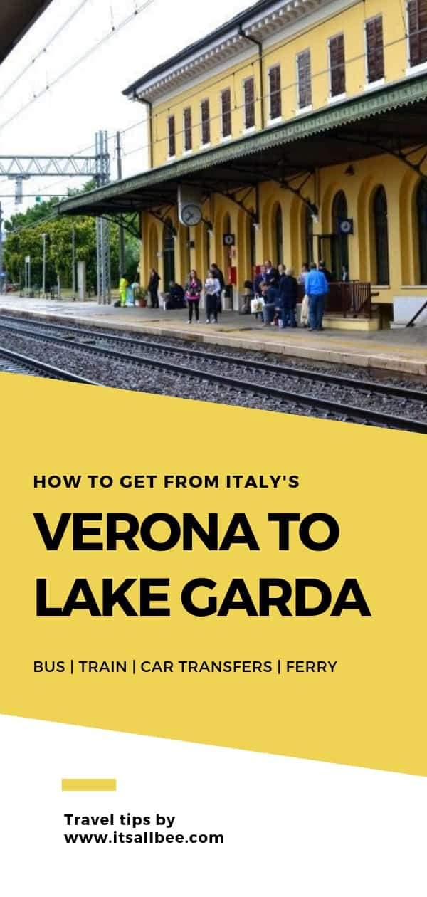 train travel from verona to lake garda