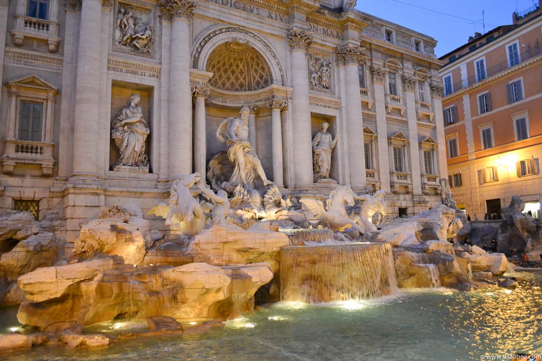 Trevi Fountain in Rome - Rome Itinerary 4 days - How to Make The Most of Your Time In Rome & Vatican City
