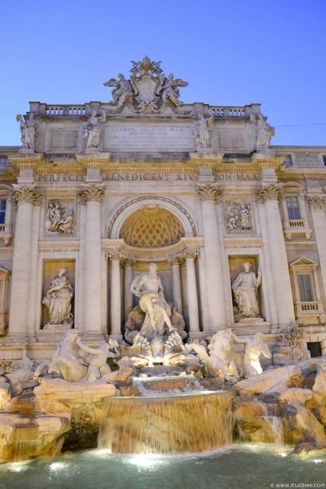 Trevi Fountain in Rome - Rome Itinerary 4 days - How to Make The Most of Your Time In Rome & Vatican City
