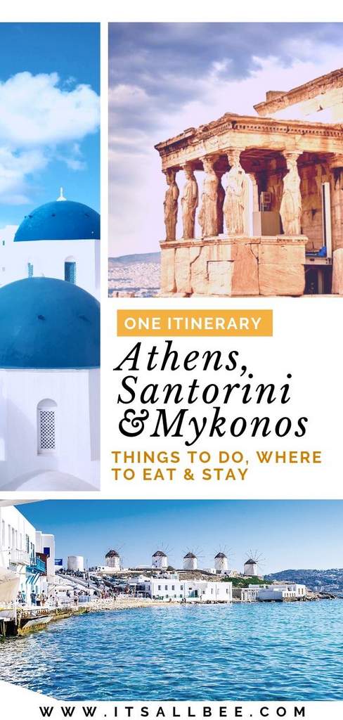 Greece Itinerary - The Perfect Itinerary For Athens Santorini And Mykonos