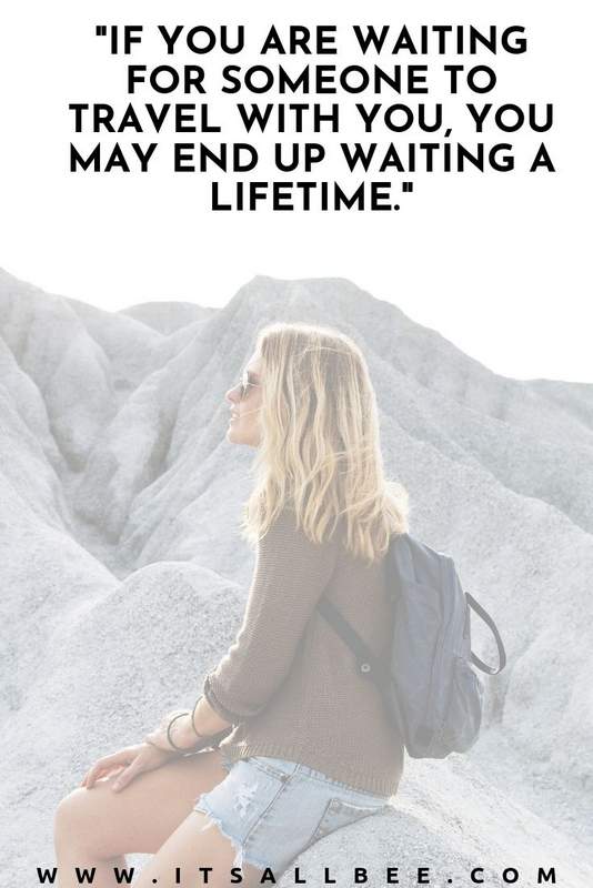 Inspirational Quotes For Travelling Alone - best travel alone quotes I want to travel alone quotes, solo travel girl quotes, single travel alone quotes, travel freedom quotes, #wanderlust #quotes #inspire #vacation #holiday #dare #girls #solo #solotravel #instagramquotes #shortquotes 