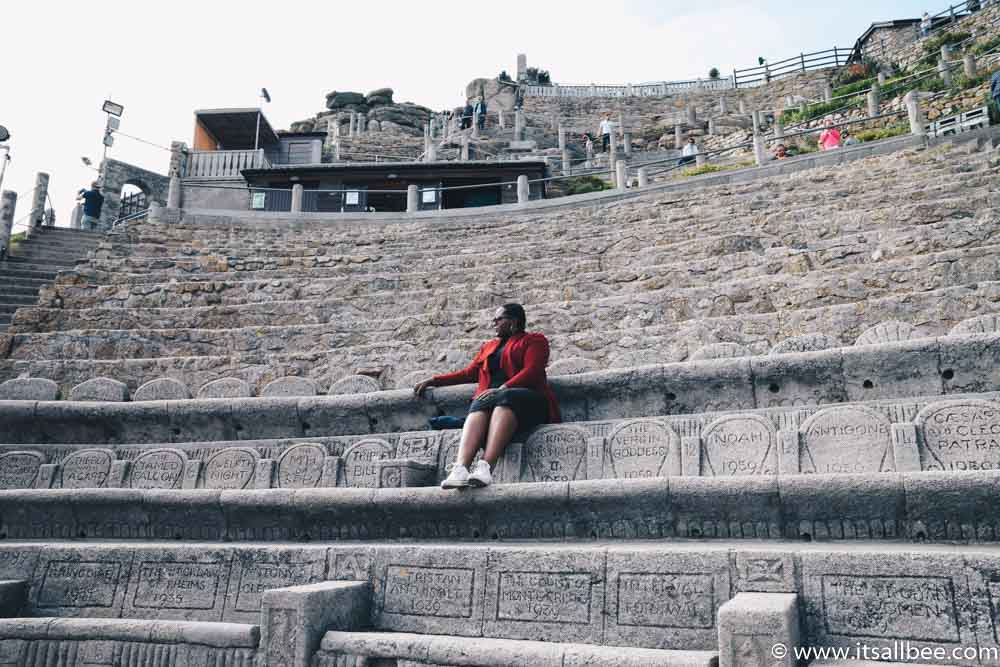 Visiting The Beautiful Open Air Minack Theatre In Cornwall - Plus tips on how to get to Minack Theatre from London, Penzance or St Ives, tips on hotels near Minack Theatre, PLUS Minack Theatre Photos #cornwall #surfing #british #uk #england #beaches #thingstodo