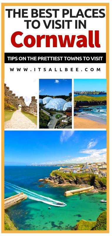 Tips on the best towns in Cornwall worth visiting - plus 10 best things to do in Cornwall, pretty places in cornwall and cute seaside towns in Cornwall perfect for holidays and weekend getaways in England. #uk #britain #seaside #holidays #vacation #beaches #seaviews #prettytowns #thingstodo #edenproject #newquay #tintagel #stmichaelsmount #stives #minacktheatre