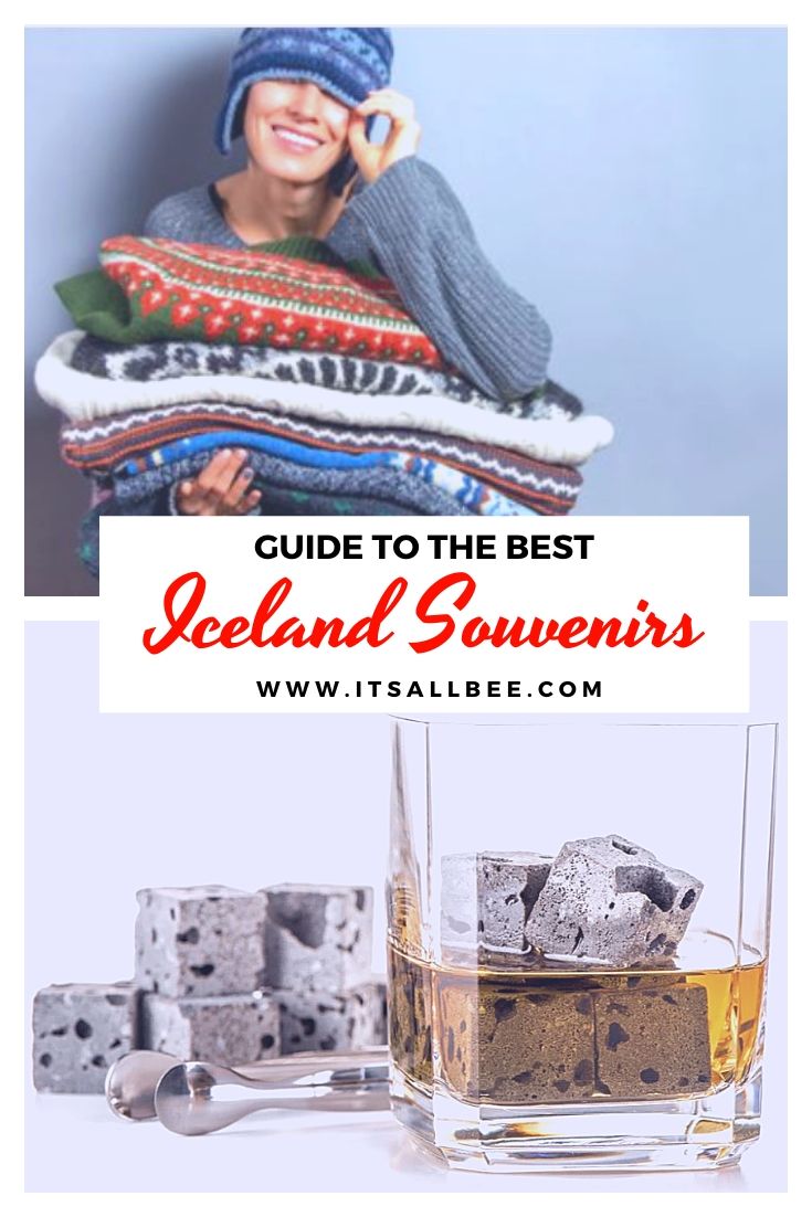 Best Souvenirs From Iceland - Guide to iceland souvenir products to bring back. From iceland souvenirs sweaters, iceland lava stone coasters and whisky rocks. Souvenir ideas from Iceland. Blue Lagoon iceland face mask, glacier gin and more. Plus what to get from Iceland airport. #travel #souvenirs #gifts #reykjavik #airport #shopping