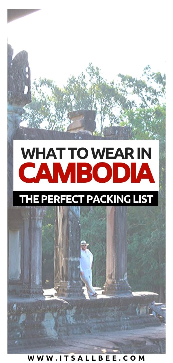  What to wear in cambodia - packing lists - Tips on what to pack for Cambodia. Cambodia outfit ideas, what to pack for travel to Cambodia. Dress code and what to wear in Angkor Wat. #style #siemreap #phnompenh #angkorwat #pubstreet what to pack for cambodia what to wear