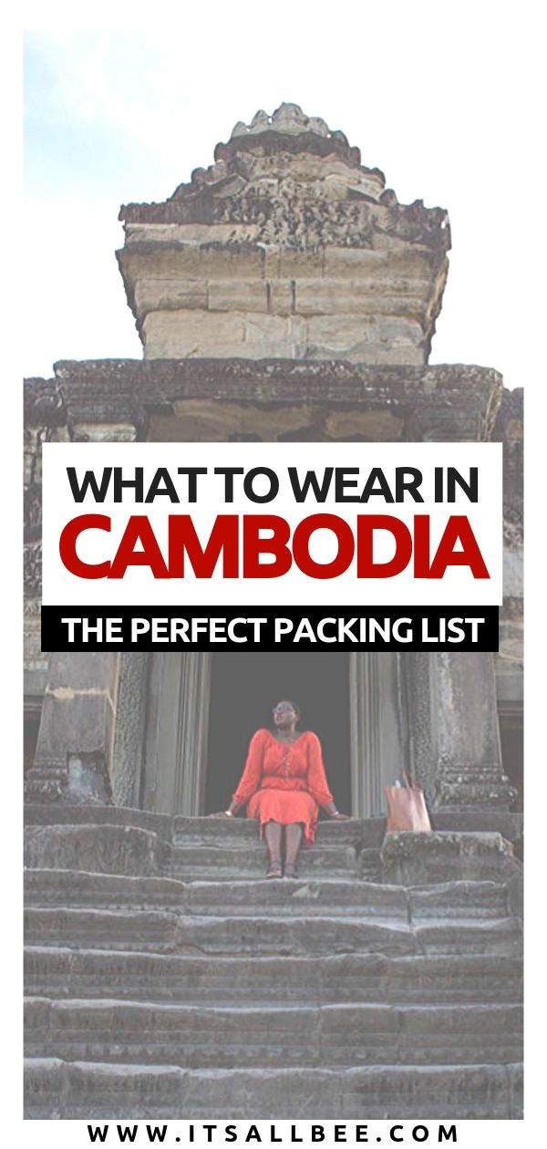  What to wear in cambodia - packing lists - Tips on what to pack for Cambodia. Cambodia outfit ideas, what to pack for travel to Cambodia. Dress code and what to wear in Angkor Wat. #style #siemreap #phnompenh #angkorwat #pubstreet what to pack for cambodia what to wear