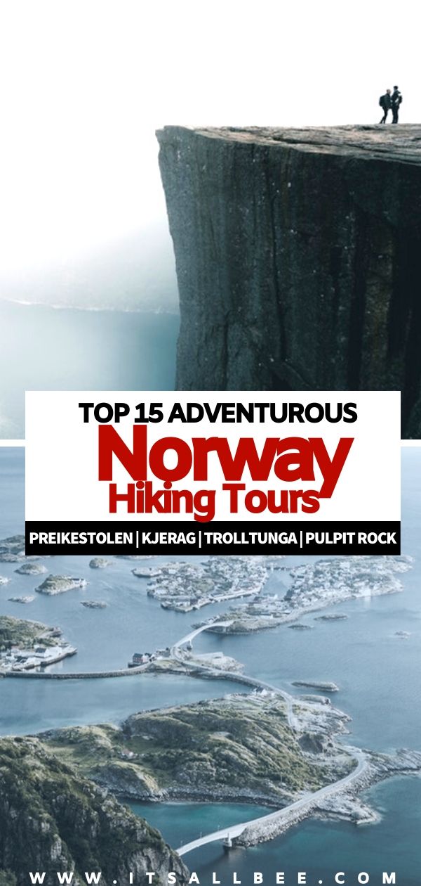 Hiking in Norway fjords | norway fjord hiking tours | Preikestolen | Kjerag | Trolltunga | Pulpit Rock