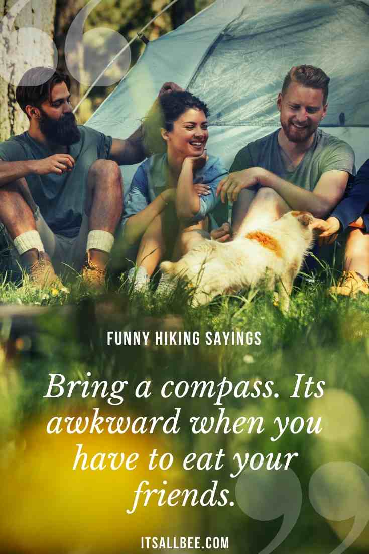 31 Funny Hiking Quotes & Sayings For Nature Lovers - ItsAllBee | Solo  Travel & Adventure Tips