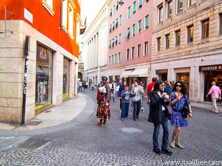 shopping in verona