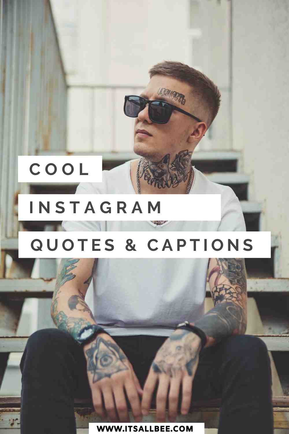 Guide to cool ideas for Instagram bios for guys. Short, savage, funny and witty quotes and captions for profile