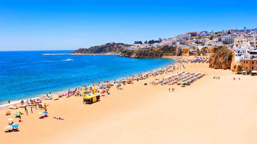 Albufeira beachfront Portugal