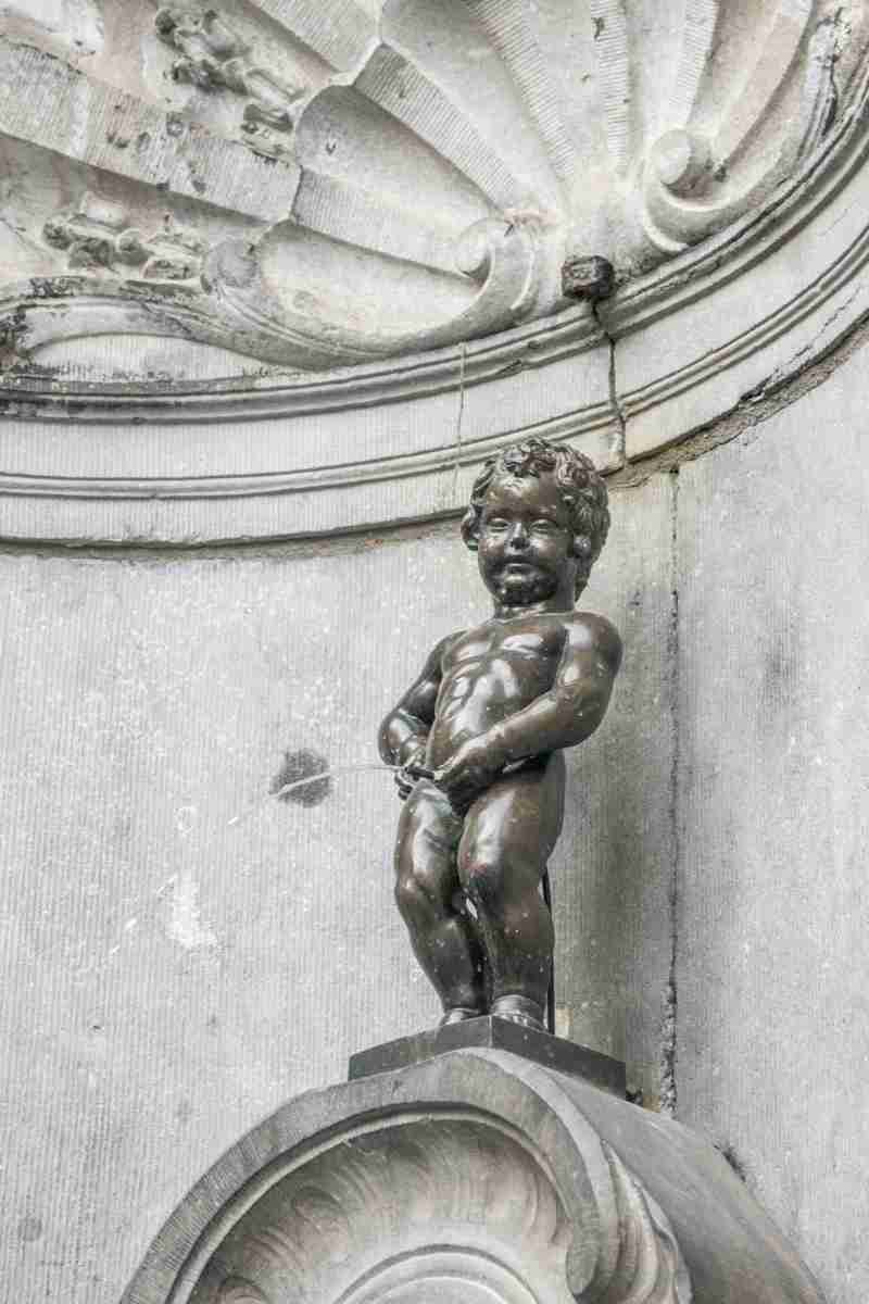 The famous Manneken-Pis