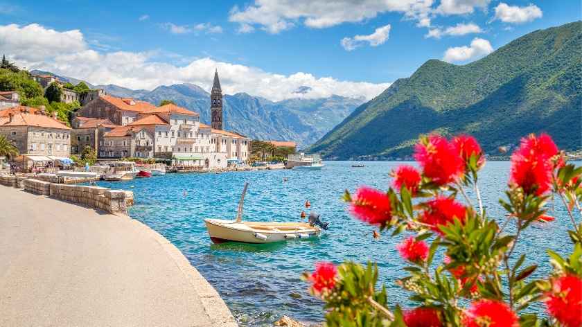 Summer in Kotor in Montenegro